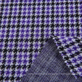 High quality japanese pattern houndstooth polyester textured stock fabric